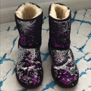 UGG® Australia Short Sequin Boots (For Women)